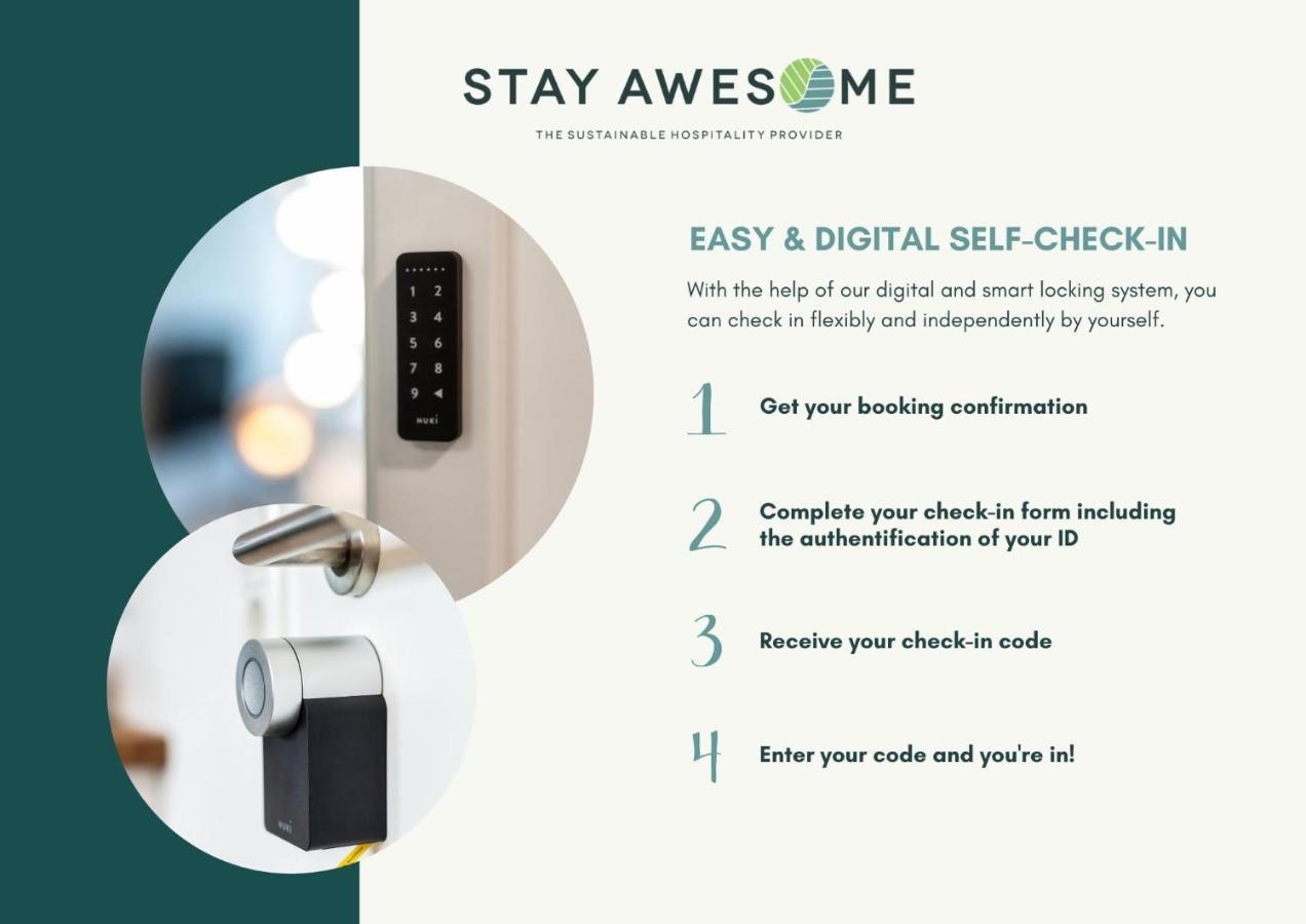 Stay Awesome - Schonfeld Apartment, Netflix Und Kostenloses Parken Касел Екстериор снимка